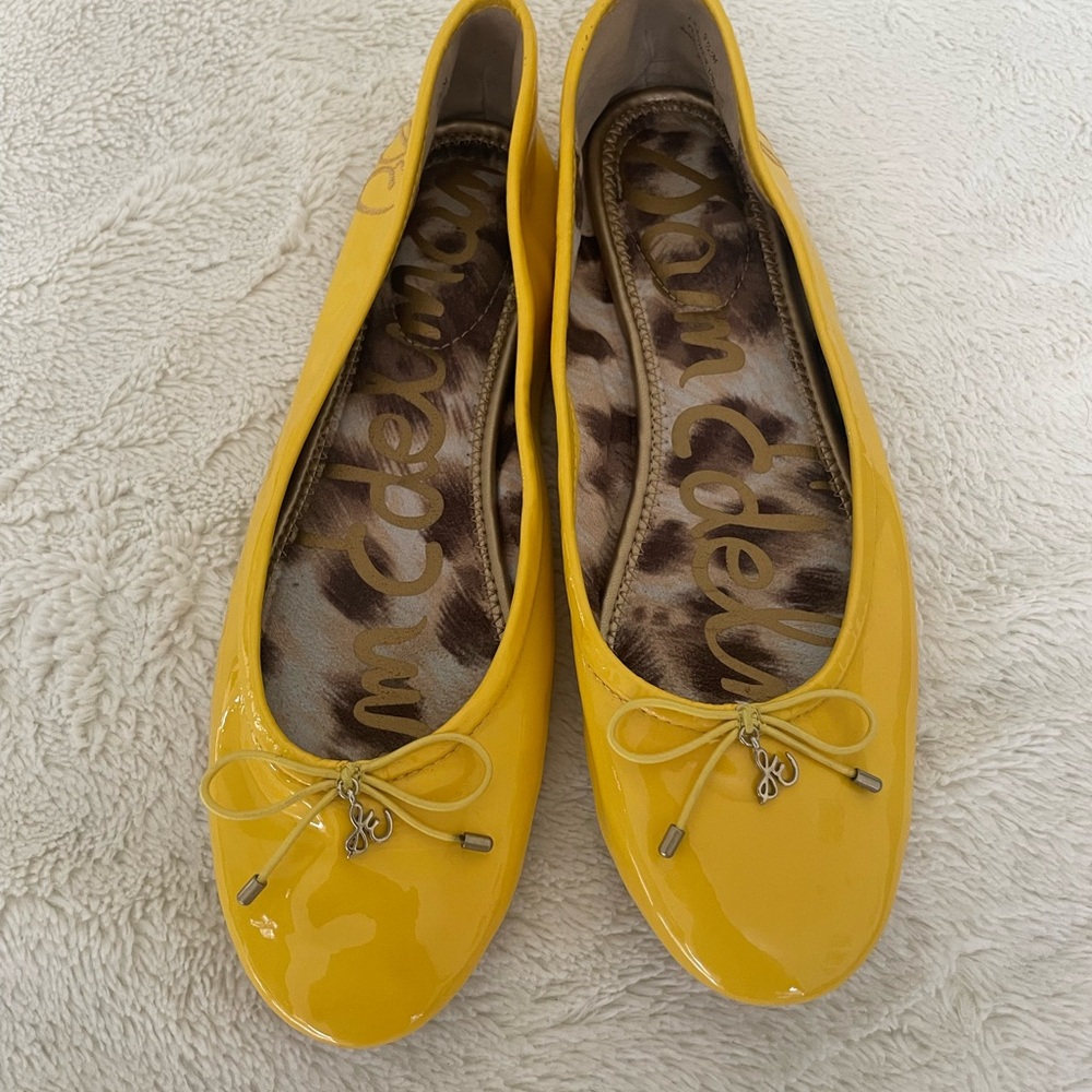 { Sam Edelman Flats } Women's Yellow Ballet Flats